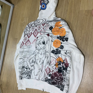 2XL)에반게리온 아스카 오리엔탈 후드티