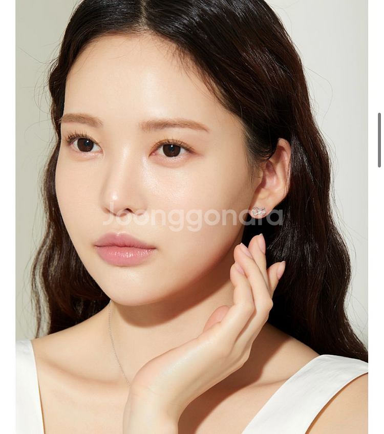 스톤헨지 SHe 14K 귀걸이 화이트골드--1