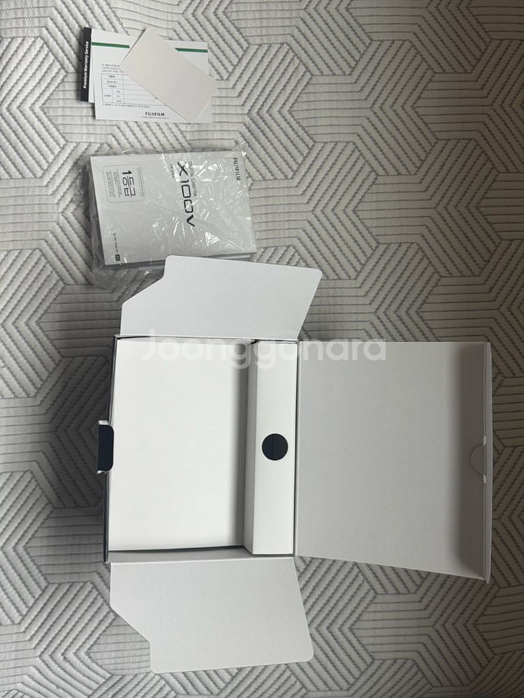 후지 x100v 박스+설명서--2