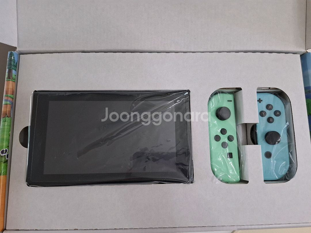 닌텐도스위치동디션 풀박스+512기가가득+동물의숲에디션--1