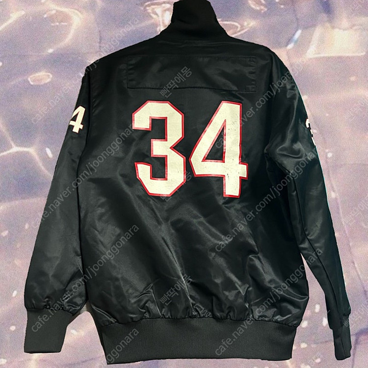 아디다스 새틴 점퍼 바시티 봄버 자켓--3