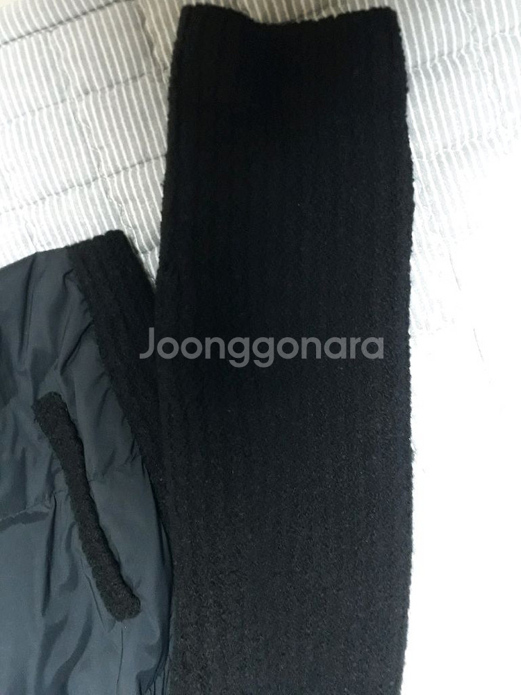 더캐시미어 니트 구스 점퍼 블랙85--6