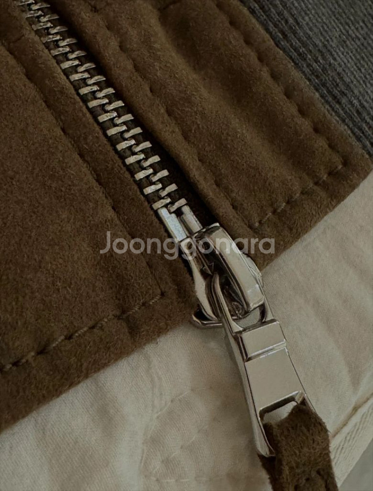 The Jack Leathers 스웨이드 후드 집업 새--5
