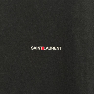 생로랑 반팔 티셔츠 블랙