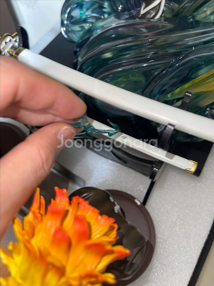 귀멸의칼날 등나무꽃 젠이츠 레진 피규어--4