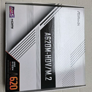 ASRock A620M-HDV/M.2 메인보드 팝니다