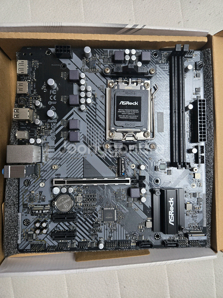 ASRock A620M-HDV/M.2 메인보드 팝니다--1