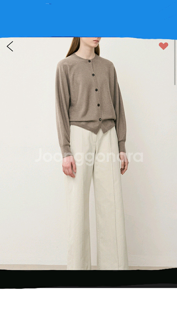 더캐시미어 캐시미어100 투웨이니트가디건 메인85--0