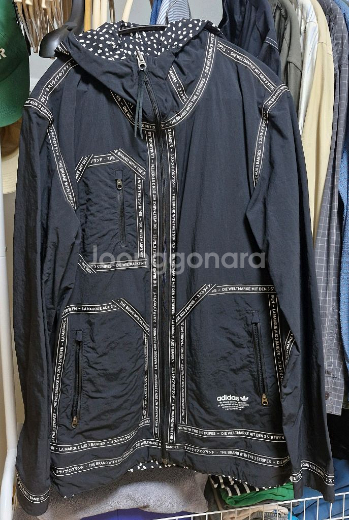 아디다스 리버시블 바람막이--0