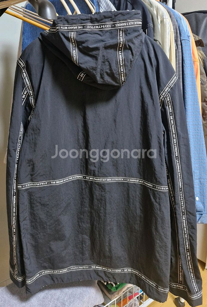 아디다스 리버시블 바람막이--1