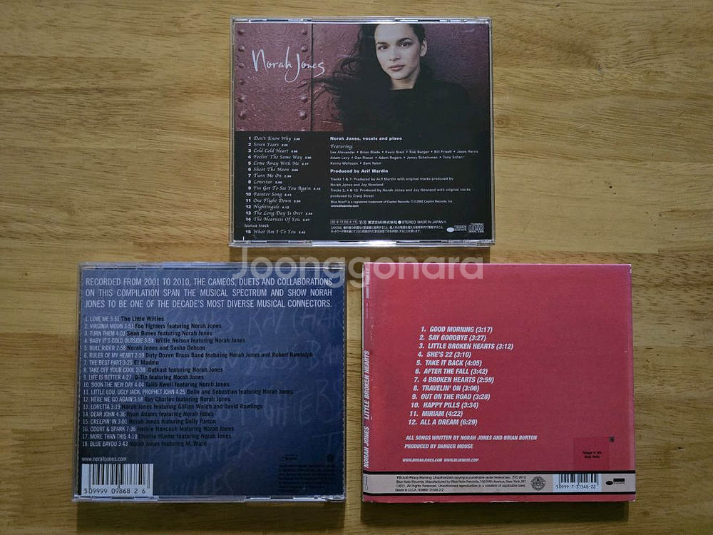 CD 음반 Norah Jones 노라 존스 앨범 3장--3