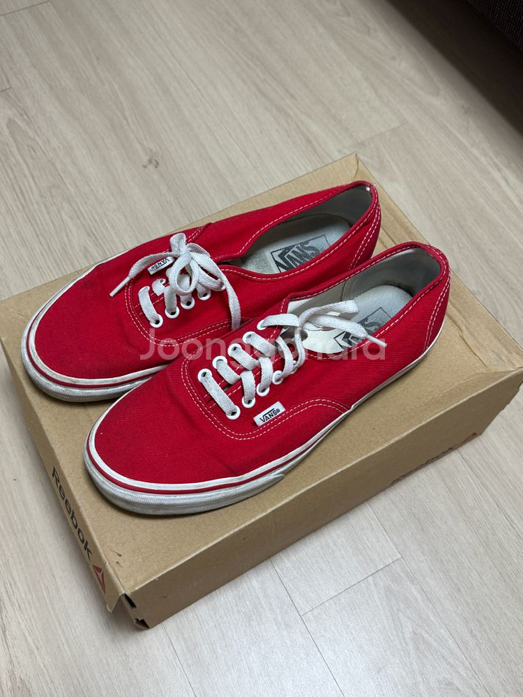 반스 어센틱 레드 270--0