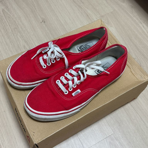 반스 어센틱 레드 270