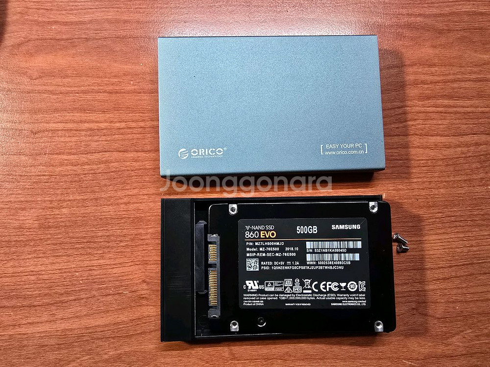 [판매] ORICO 2.5인치 SATA SSD 외장케이--0
