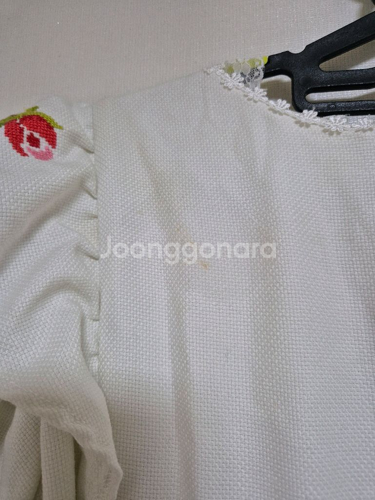 빈티지 리폼 자수 원피스--8