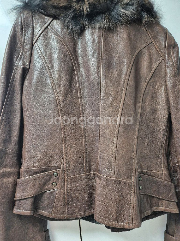 온앤온 양가죽자켓과 폭스퍼 베스트세트 66--1