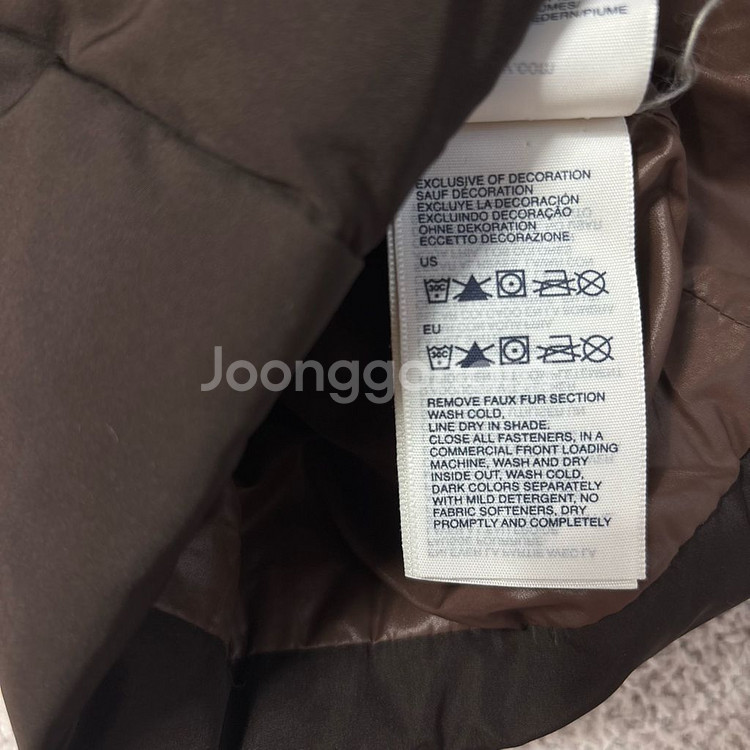 타미힐피거 조끼패딩 브라운--3