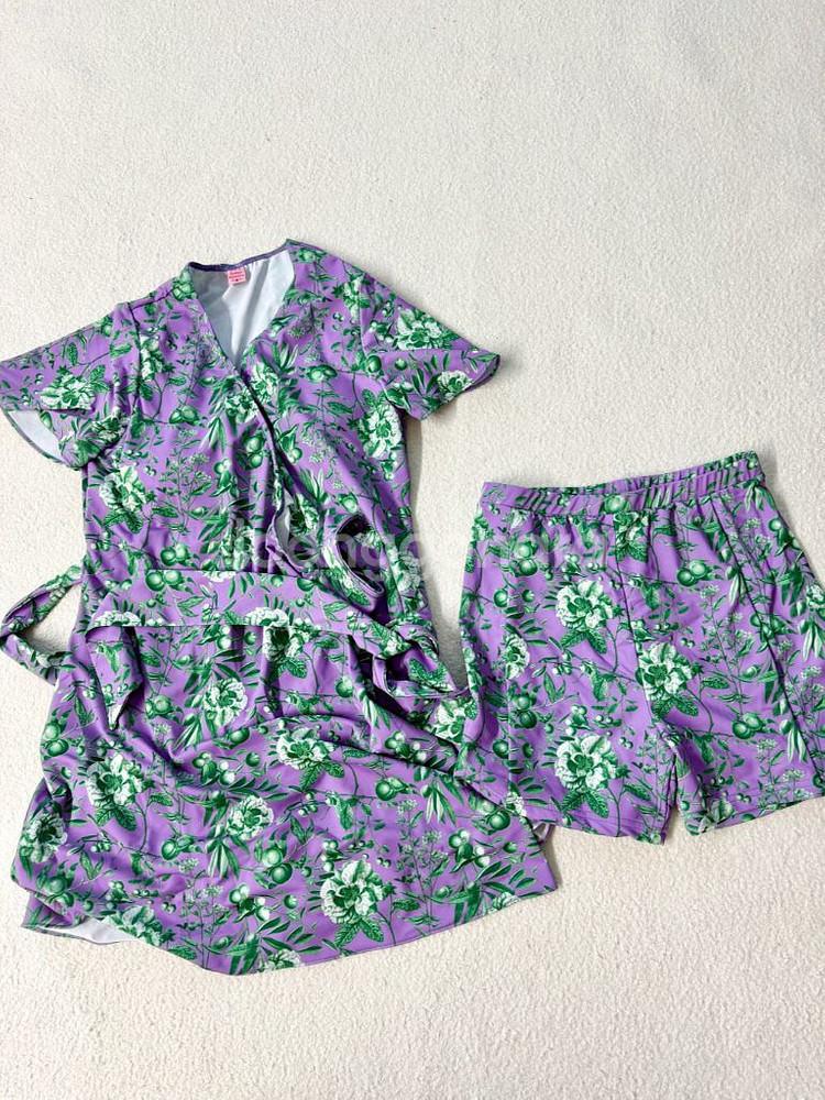 보니데 커버업 랩수영복--1