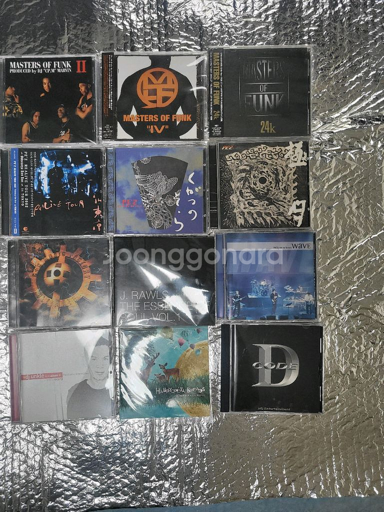 해외 음악 CD 컬렉션 총12장 장르 R&B 힙합재즈--1