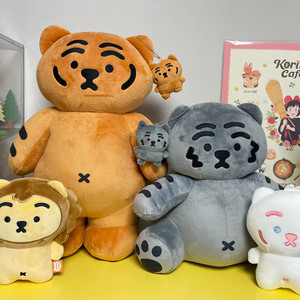 무직타이거 뚱랑이 인형 판매(스탠딩적호,쫀득모찌,키링)