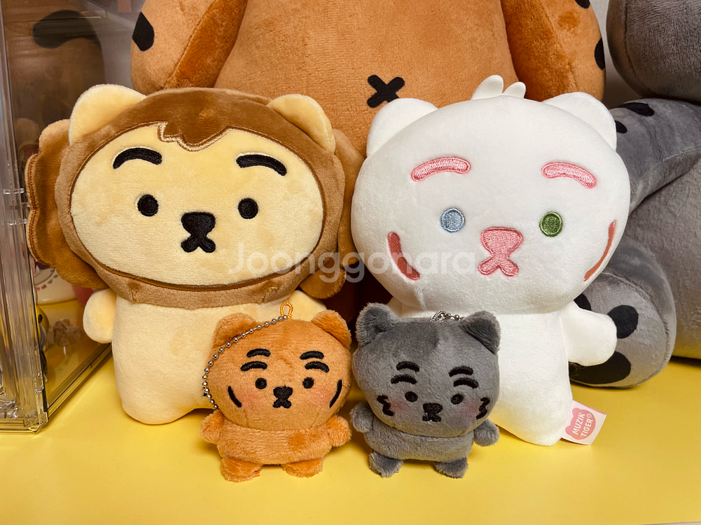 무직타이거 뚱랑이 인형 판매(스탠딩적호,쫀득모찌,키링)--3