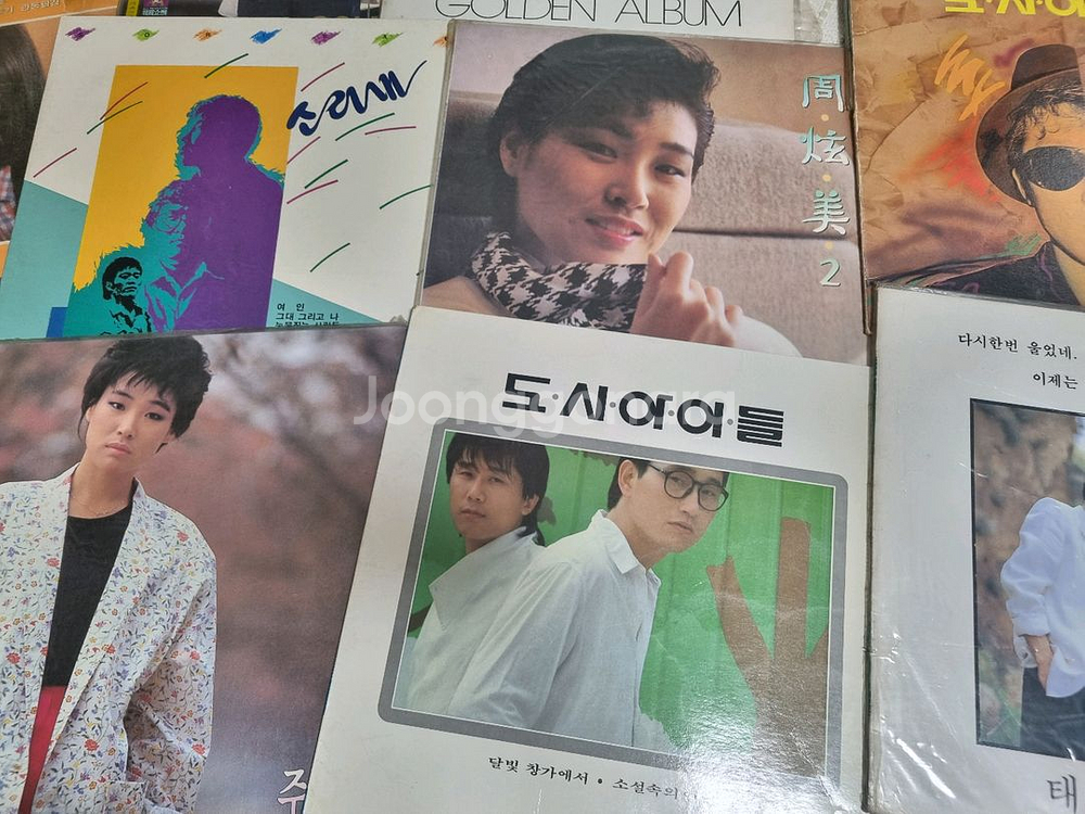 인사이디 턴테이블 + 옛날 가요(나훈아 등) LP판--4