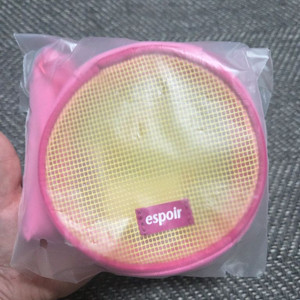 에스쁘아 메쉬 파우치(미개봉/핑크)