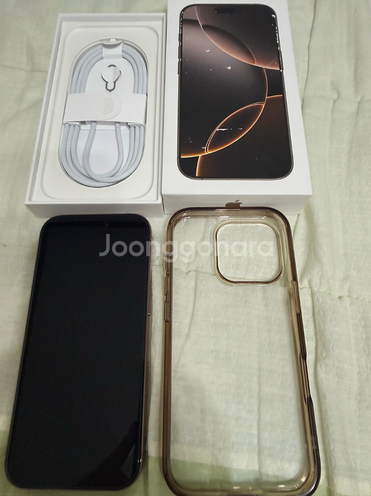 아이폰16프로 256gb 데저트 티타늄 자급제--0