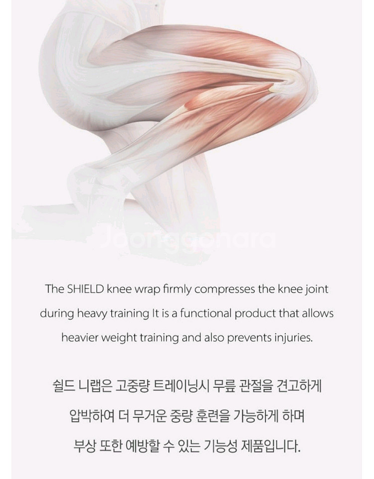 쉴드 무릎보호대(2개세트)1회 사용/새거나 마찬가지!--9