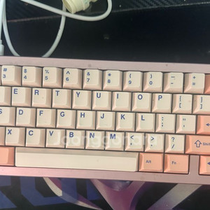 SPM AL66B 커스텀 조약돌 게이밍 키보드