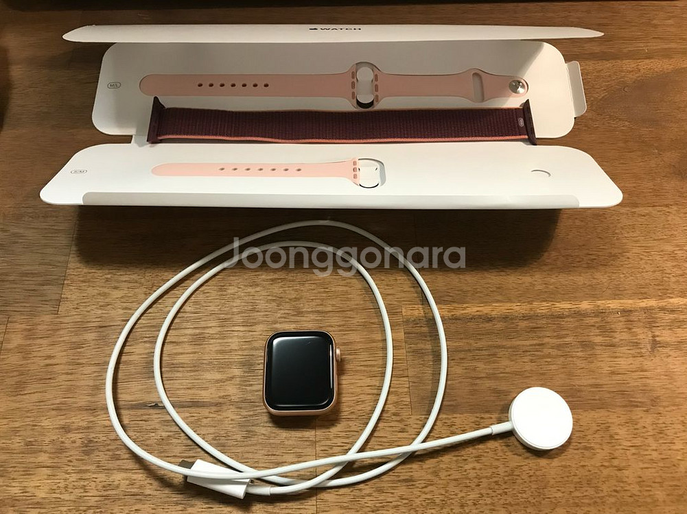 애플워치 SE1 40mm 셀룰러(LTE) 로즈골드--0