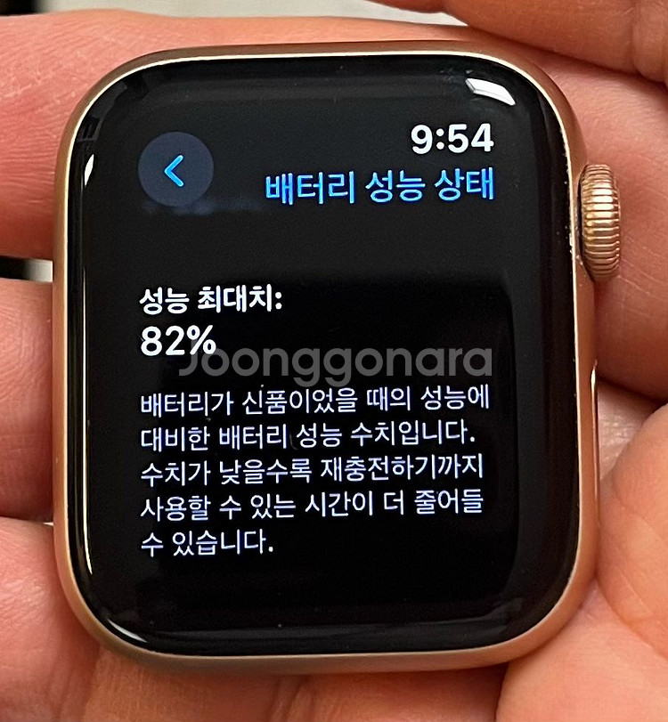 애플워치 SE1 40mm 셀룰러(LTE) 로즈골드--9