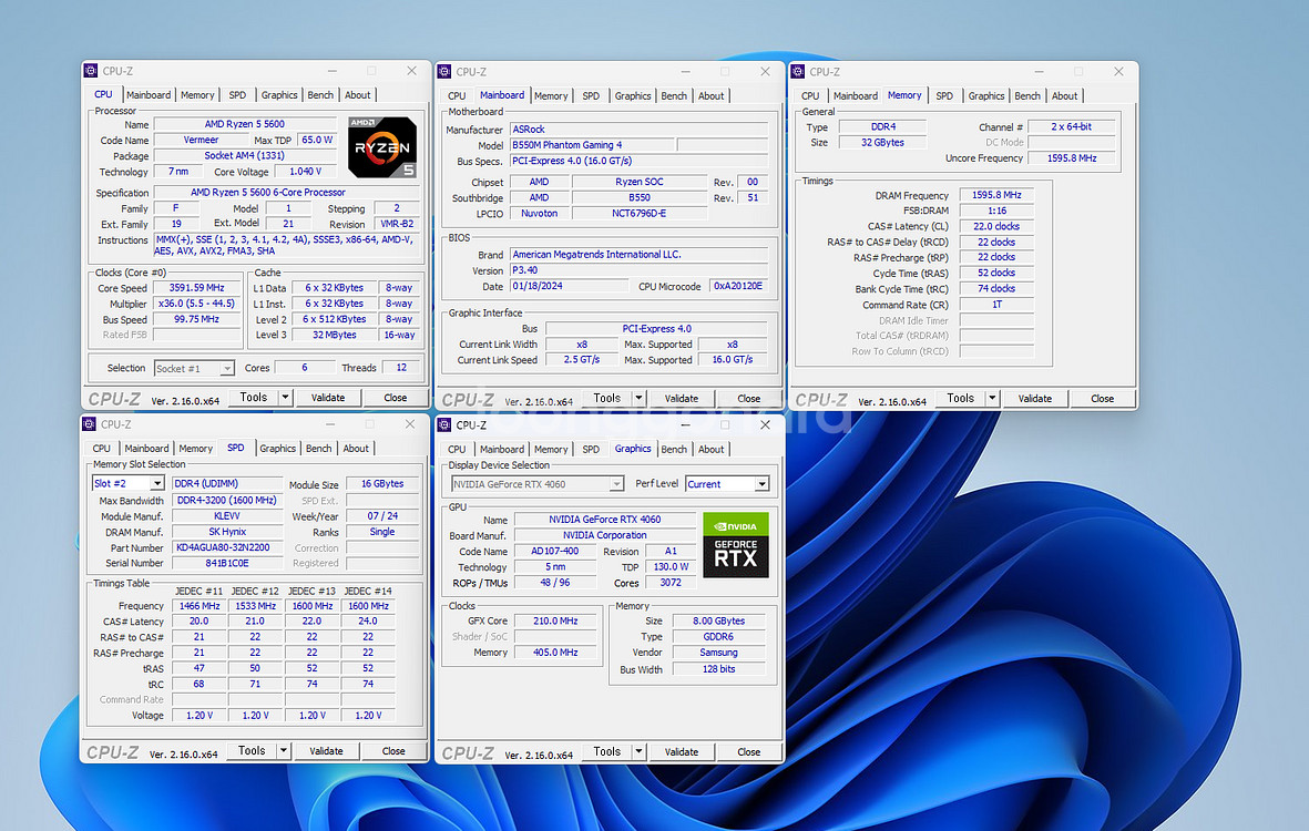 라이젠5 5600 / RTX 4060 컴퓨터 완본체--2