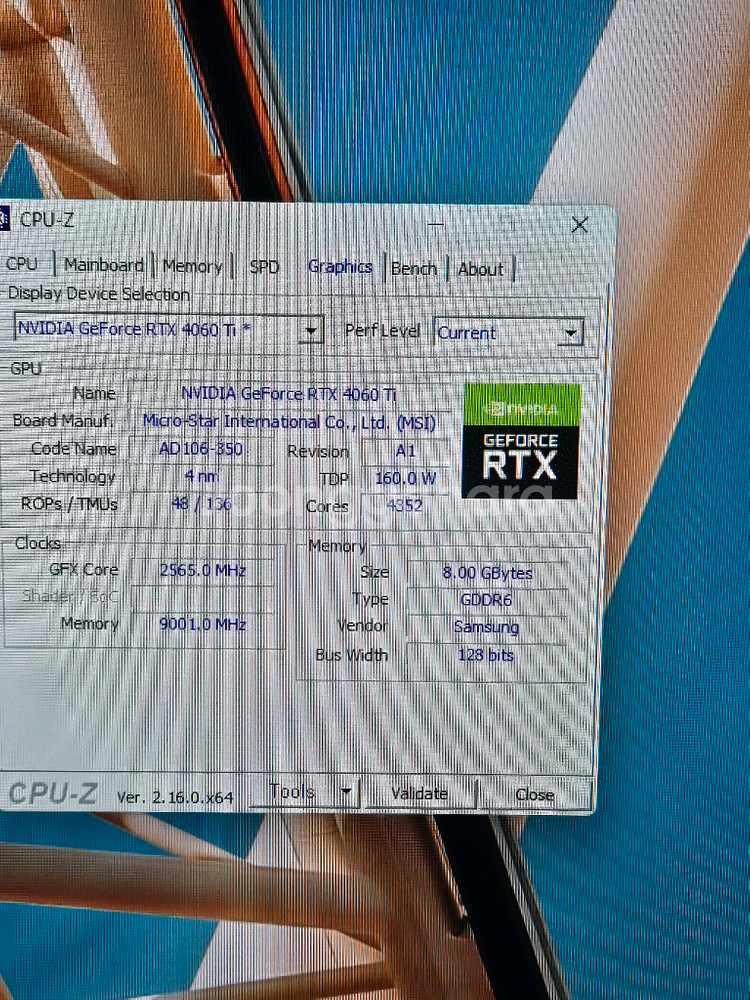 MSI RTX 4060 Ti 그래픽카드 팝니다--5