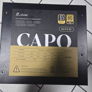 엔클롬 CAPO 1000W 80plus골드 판매합니다