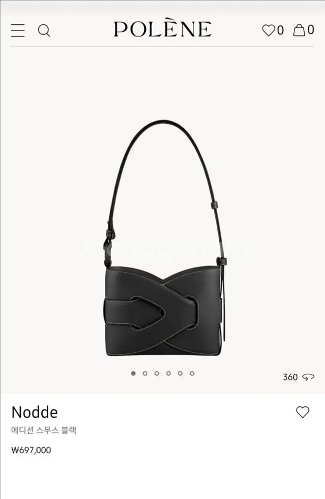 폴렌느 노드 에디션 스무스 블랙 색상--0