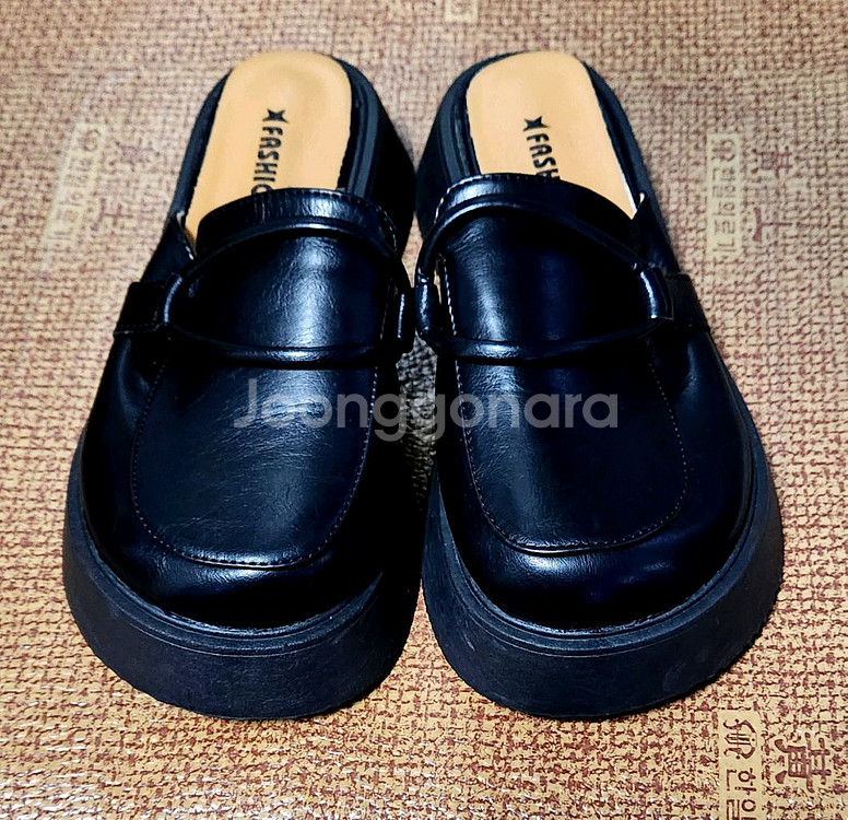 뮬 로퍼 통굽 슬리퍼--1