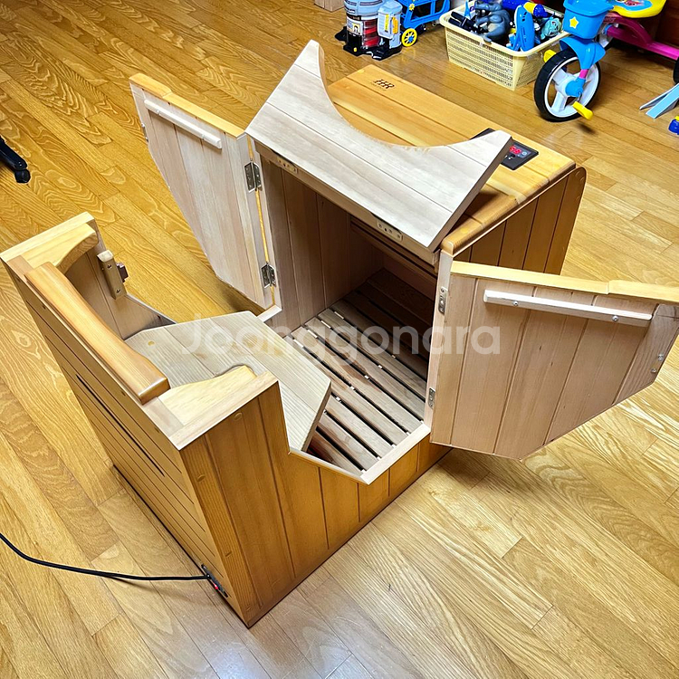 헬스리아 가정용 반신욕 건식 사우나!--2