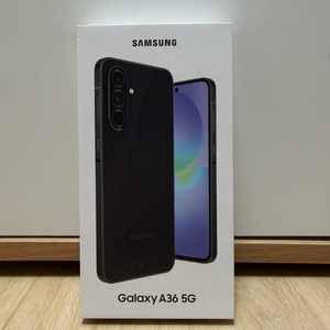 [미개봉] 자급제 갤럭시 A36 어썸 블랙 128GB