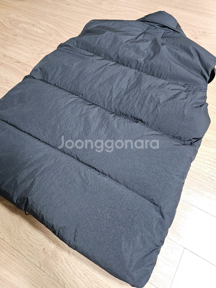 스톤아일랜드 크링클랩스 패딩 조끼 다운 베스트--5