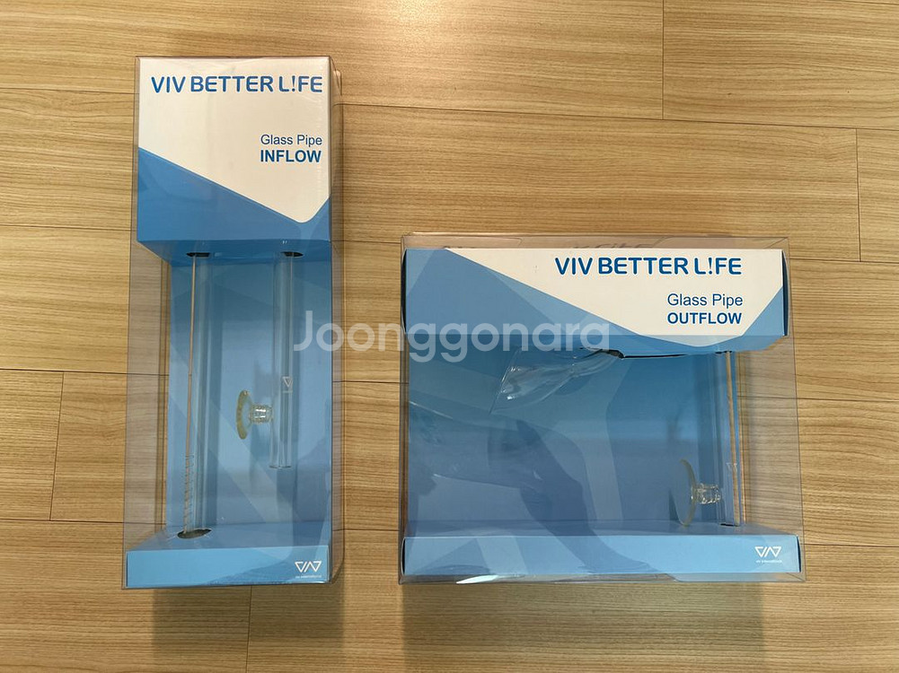 ADA 스타일 VIV 유리 입출수구(외부여과기용)--0