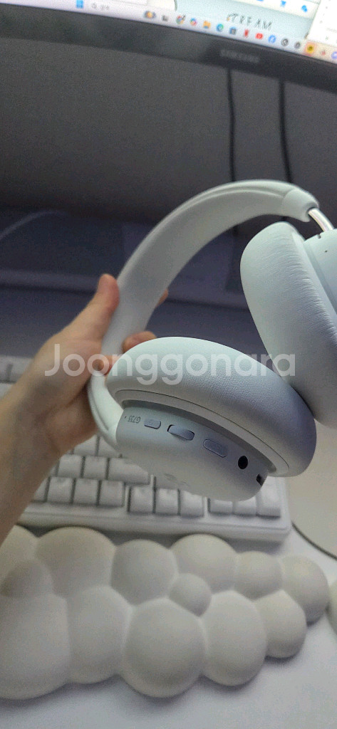 로지텍 G735 화이트 게이밍 헤드셋--2