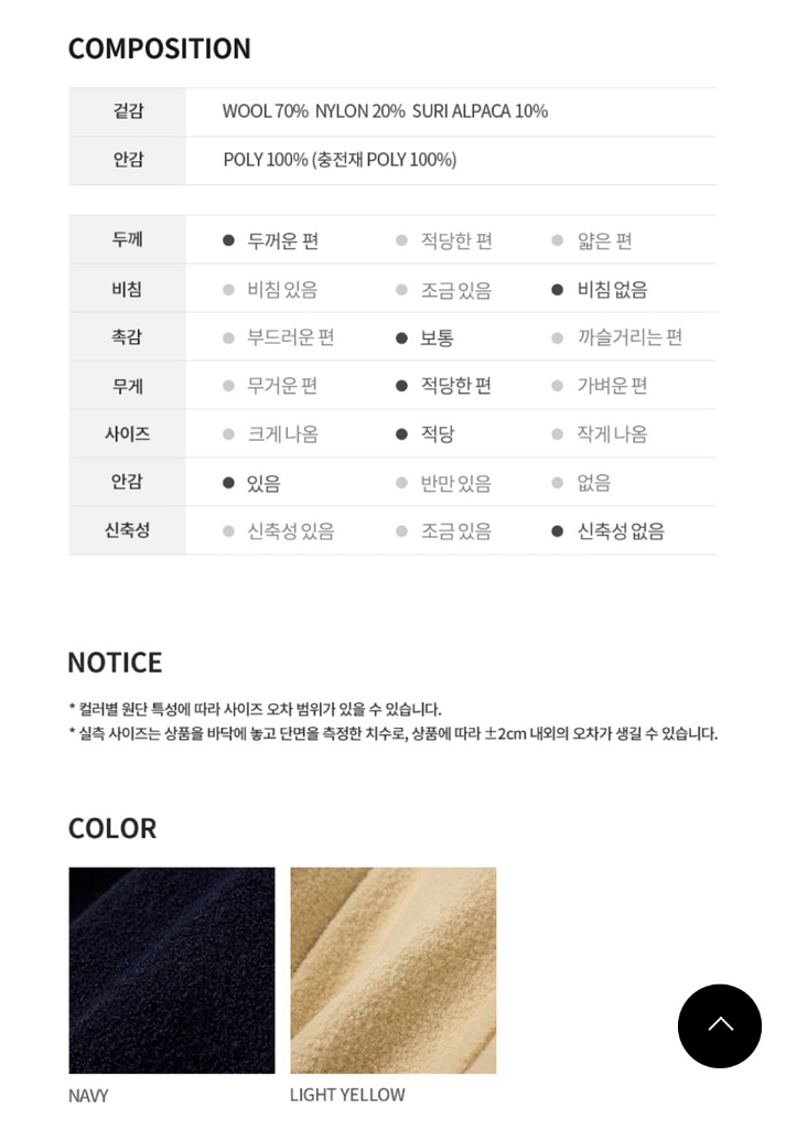보카바카 부클 네이비 자켓 S 사이즈 운포 14만원!--7