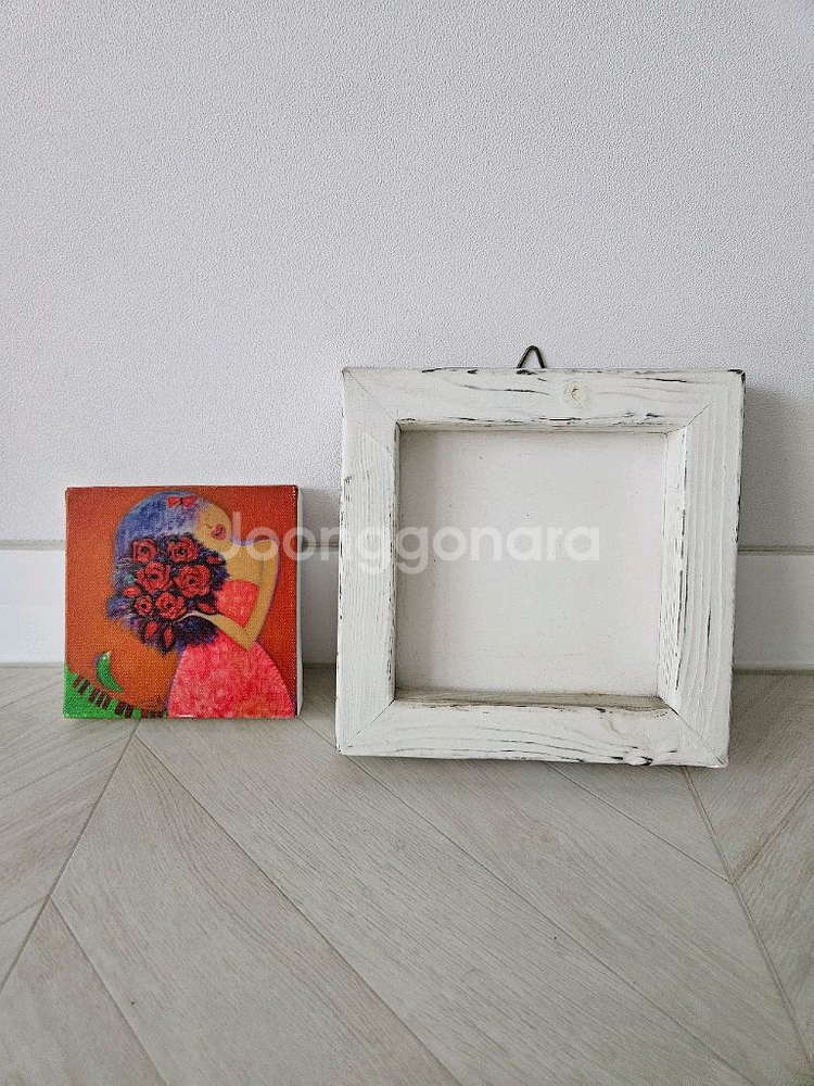 빈티지 액자 그림 3점 세트--1