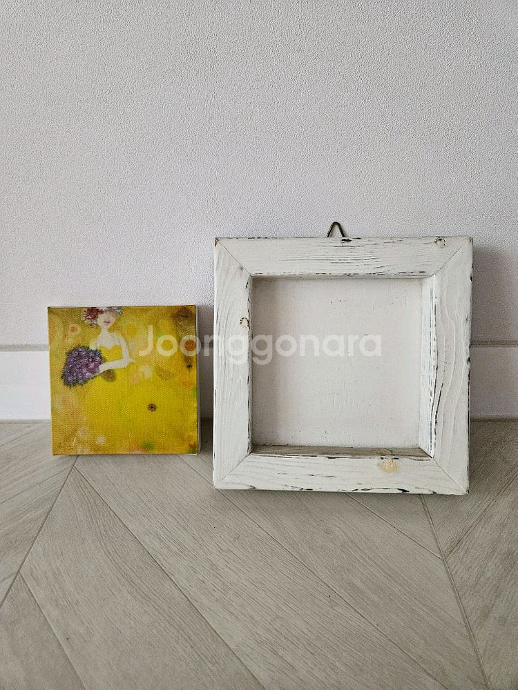 빈티지 액자 그림 3점 세트--5