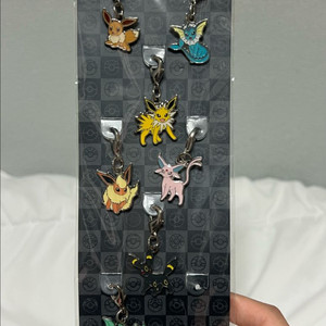 포켓몬스터 메탈참 이브이즈 샤미드 블래키 리피아 에브이 이미지