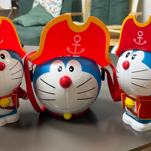 도라에몽 해적 컨테이너 팝콘통 1개 음료수통 2개