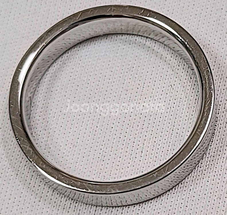 정품 티파니엔코 pt플래티늄13~14호 밴드링--7