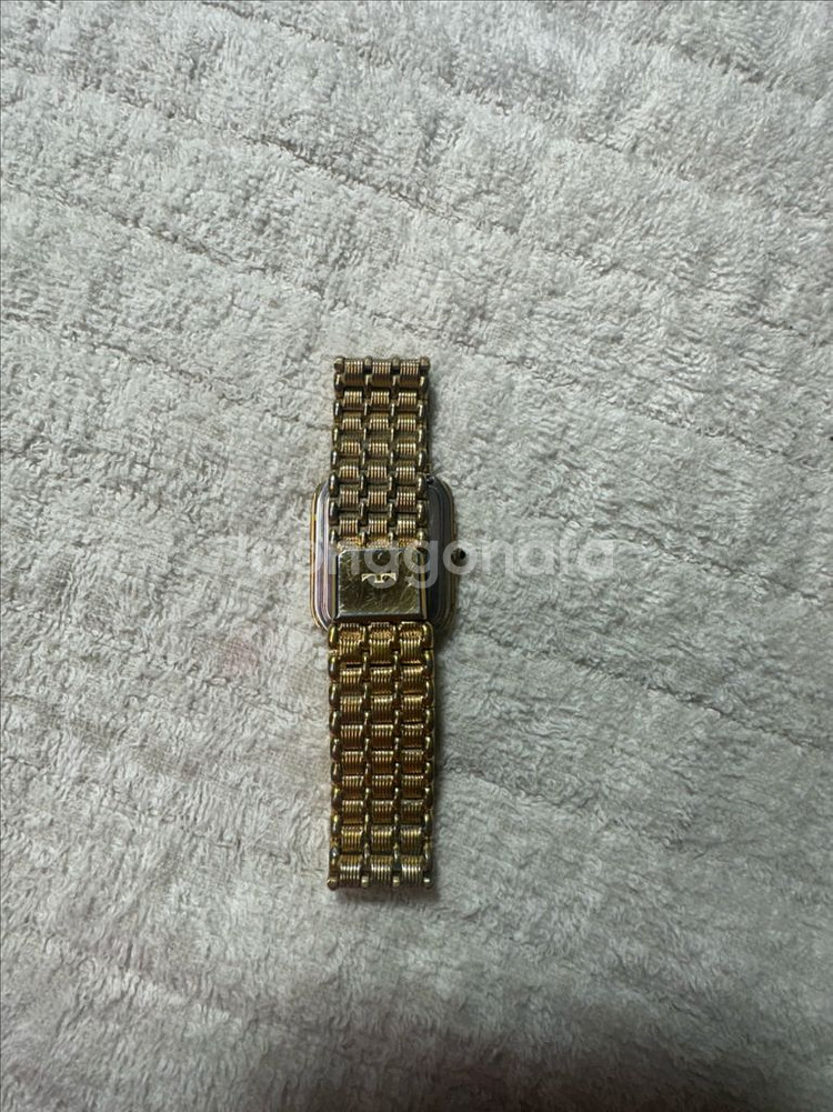 TECHNOS 스위스 빈티지 골드 쿼츠 여성용 시계판매--4