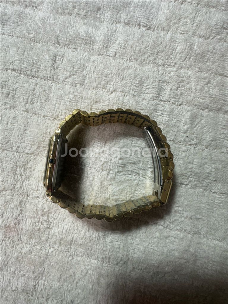 TECHNOS 스위스 빈티지 골드 쿼츠 여성용 시계판매--2